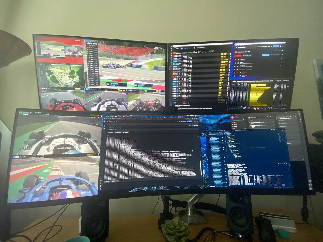 Cyberion's viewing setup