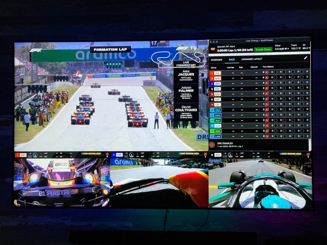 DD214 Gaming's viewing setup
