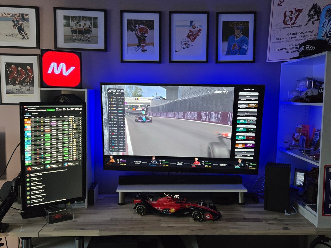Huntsmiester's viewing setup