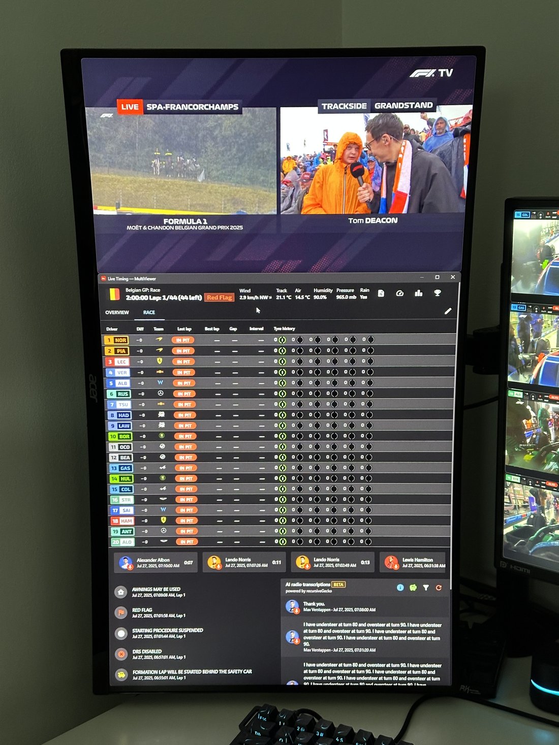 Jas's viewing setup