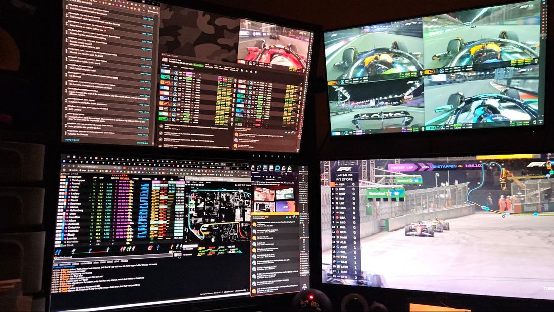 nAffie's viewing setup
