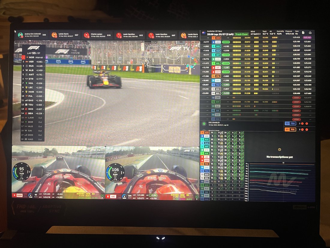 NewEarth's viewing setup