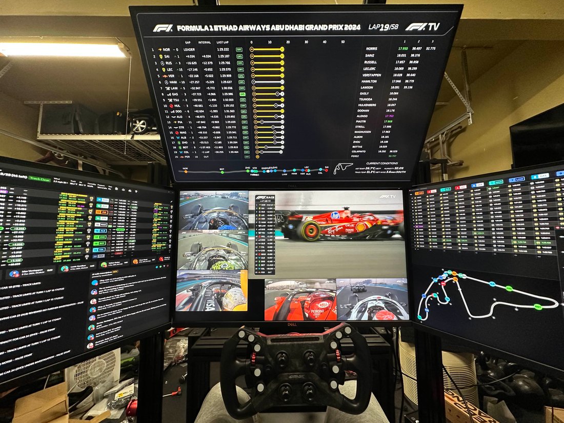 ⅁ǝssǝɾ's viewing setup