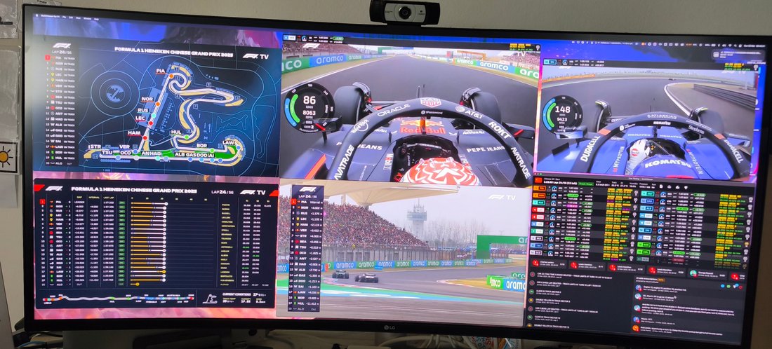 Suško's viewing setup