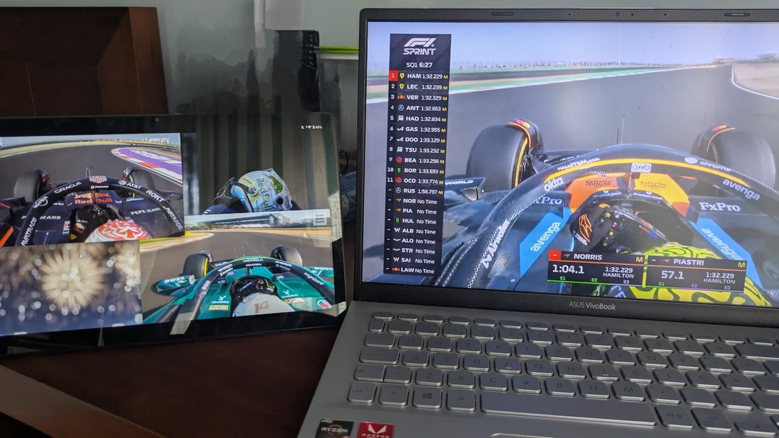 ---'s viewing setup